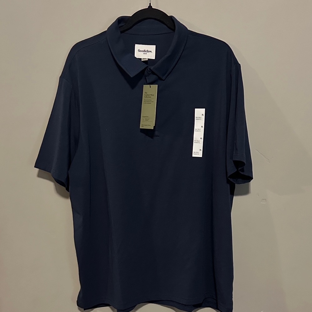 Goodfellow & Co Men's Dark Blue Polo Shirt